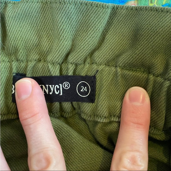 NWT BLANKNYC DENIM Olive Twill Skirt In Lawn Party - Picture 7 of 9